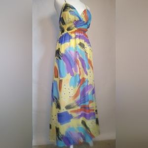 She's Cool sundress, vintage, multi-color, lightweight, large